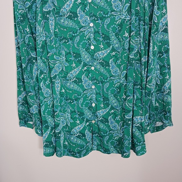 J. Jill Floral Paisley Tunic Women's Blouse Size 3X New - Picture 3 of 9